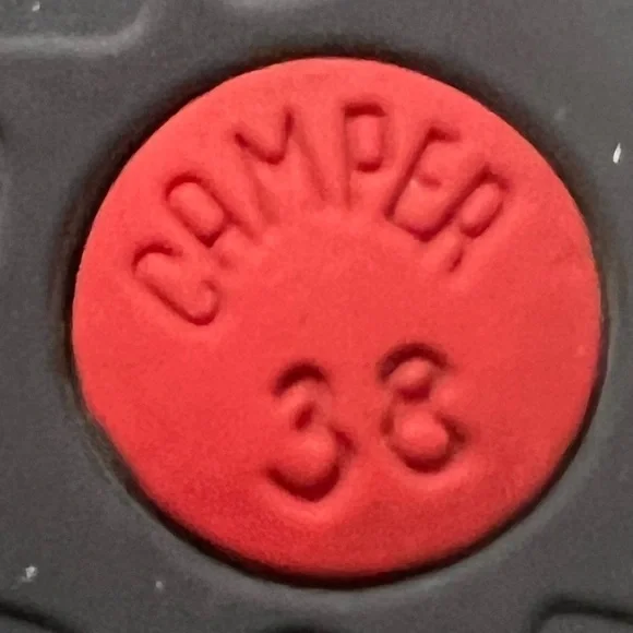 Camper Damas Green Navy Tropical Wedge Platform Sandals Women’s EU 38 US 7.5 - Picture 14 of 16